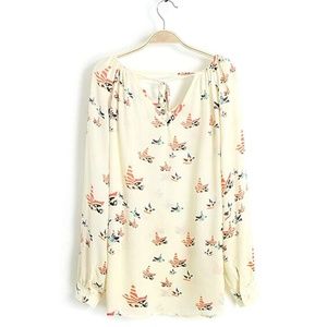 HOST PICK! ♥️ NEW Long sleeve Vneck Blouse Size L - Runs Small!